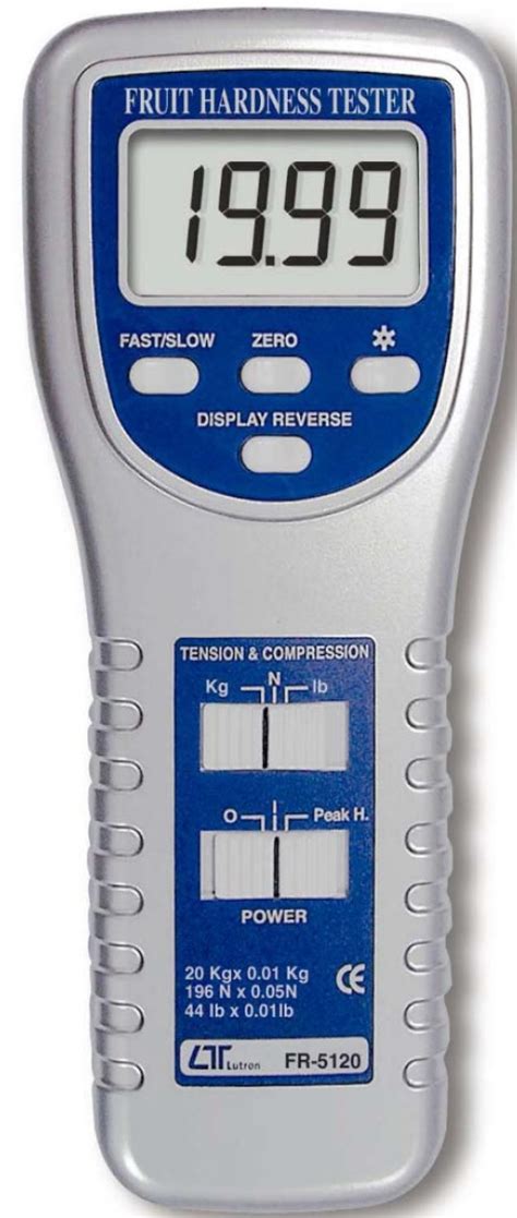 lutron fruit hardness tester|lutron fr 5120.